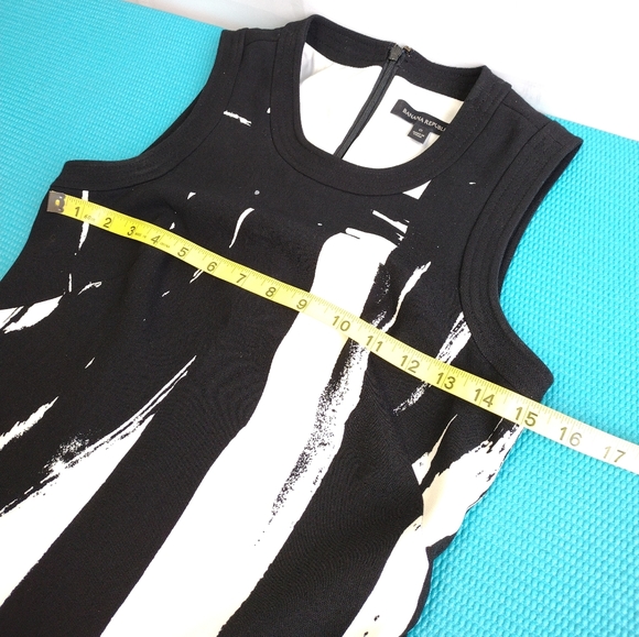 Banana Republic Pencil Colorblock Lined Shift Dress Size 0 - Picture 3 of 14